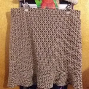 Gold and Black Skirt